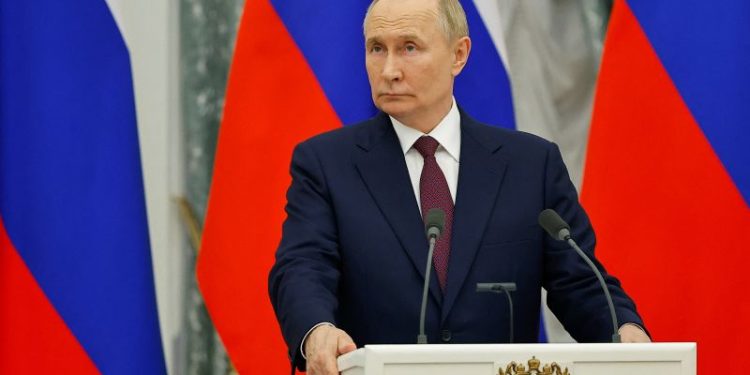 Vladimir Putin trolls US presidential race with ‘endorsement’ of Kamala Harris